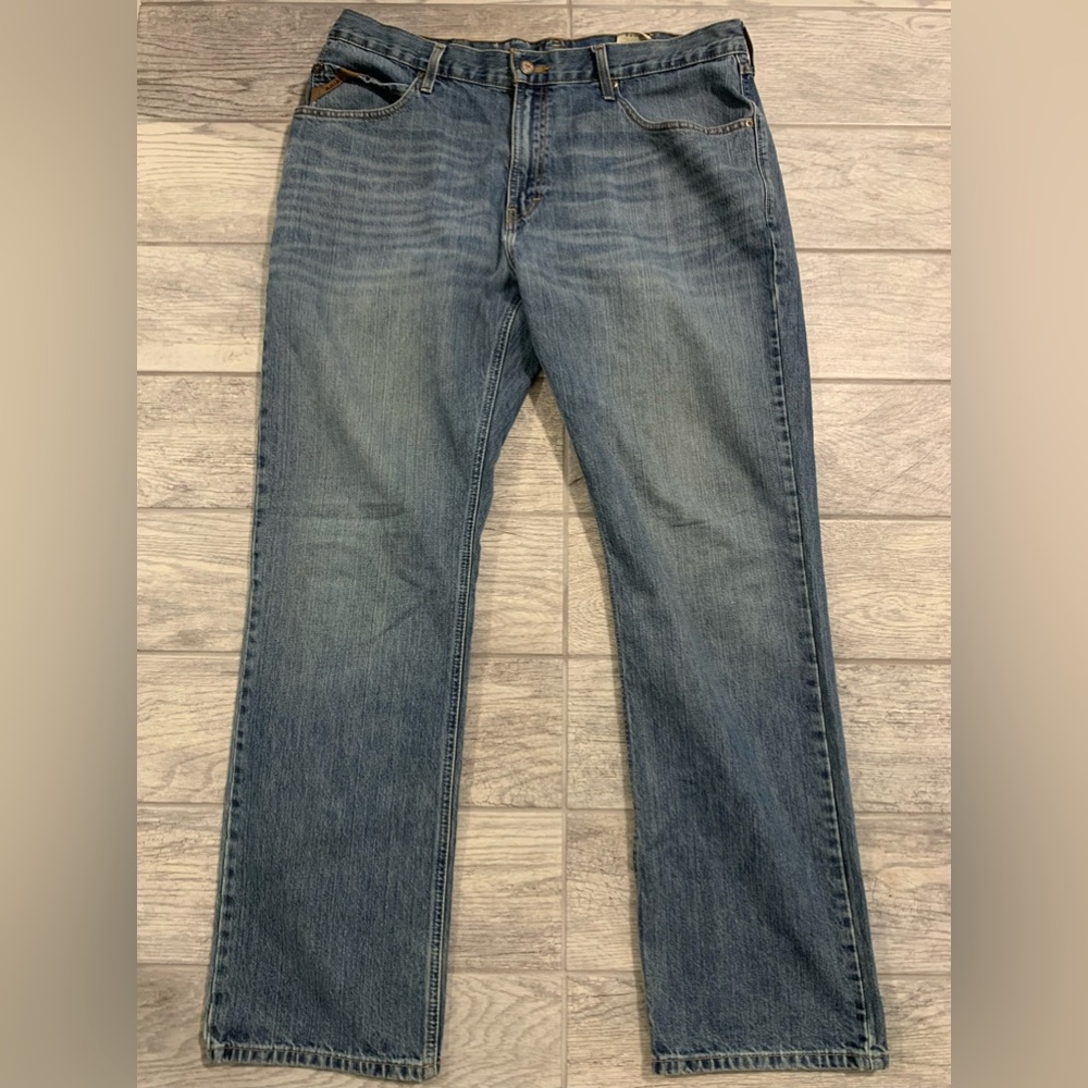 Ariat Men's M2 Relaxed Legacy Boot Cut Jeans 38x34 Swagger Blue Wash